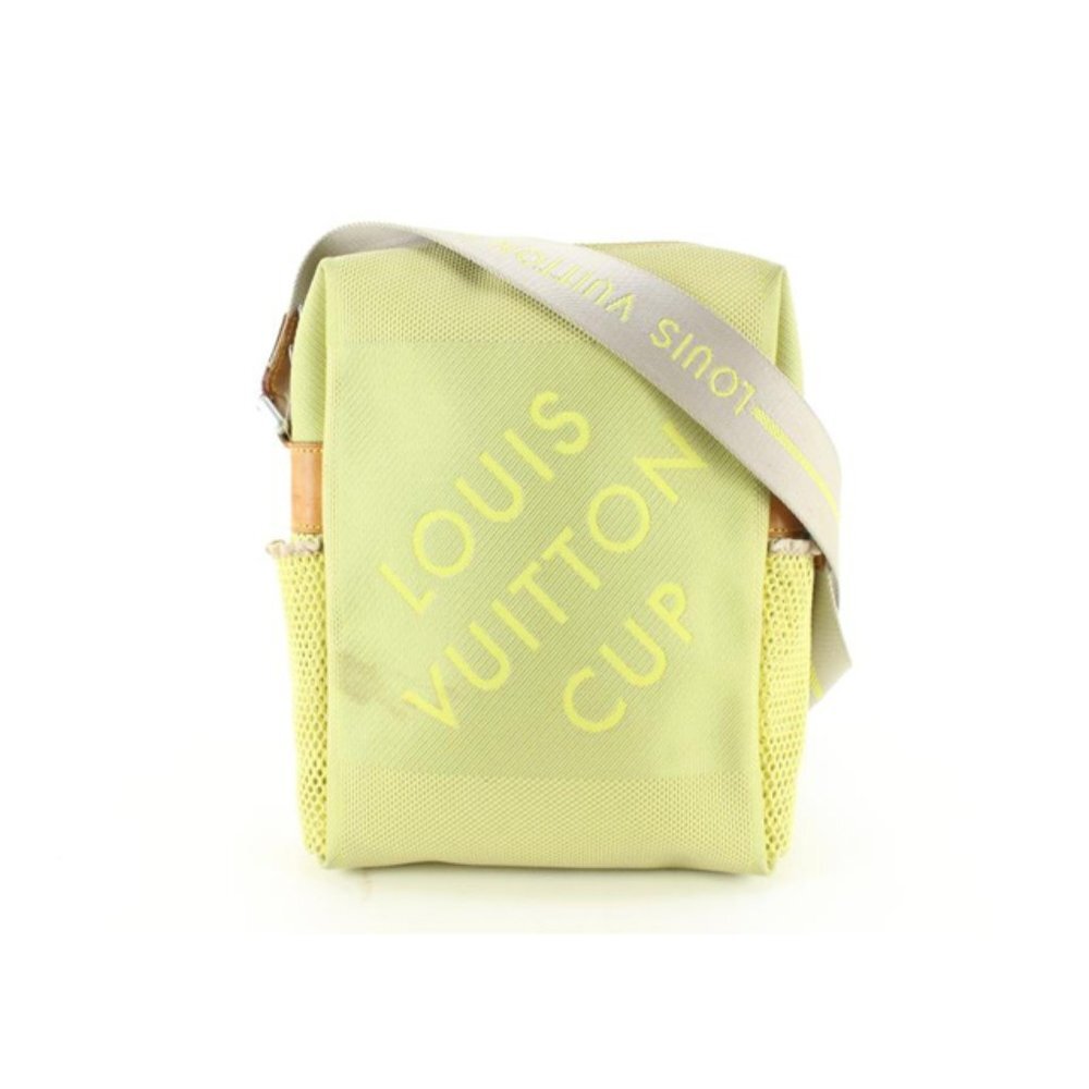 Louis Vuitton Lime Green Damier Geant Weatherly Danube 29lu76s